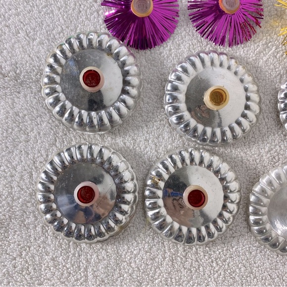 Vintage Holiday Christmas Tree Light Reflectors Lot - Picture 11 of 13